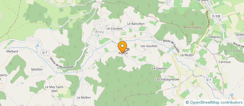 localisation de l'entreprise MONSIEUR DAMIEN PERRET à ANCY