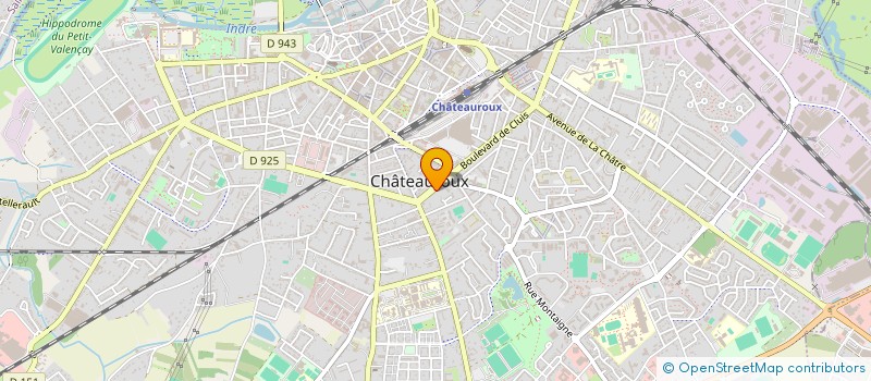 localisation de l'entreprise MONSIEUR DAMIEN PERRIN à CHATEAUROUX