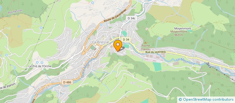 localisation de l'entreprise MONSIEUR DAMIEN PERRY  LA BRESSE