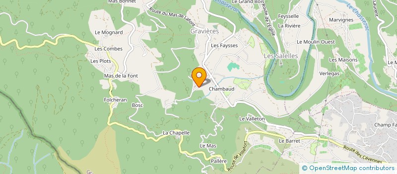 localisation de l'entreprise MONSIEUR DAMIEN PERTUS  GRAVIERES