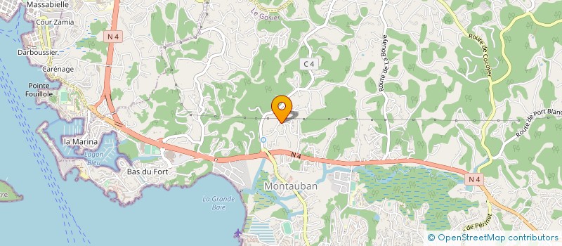 localisation de l'entreprise MONSIEUR DAMIEN PETIT  LE GOSIER