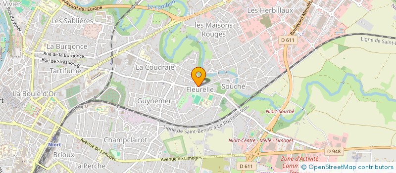 localisation de l'entreprise MONSIEUR DAMIEN PETIT  NIORT