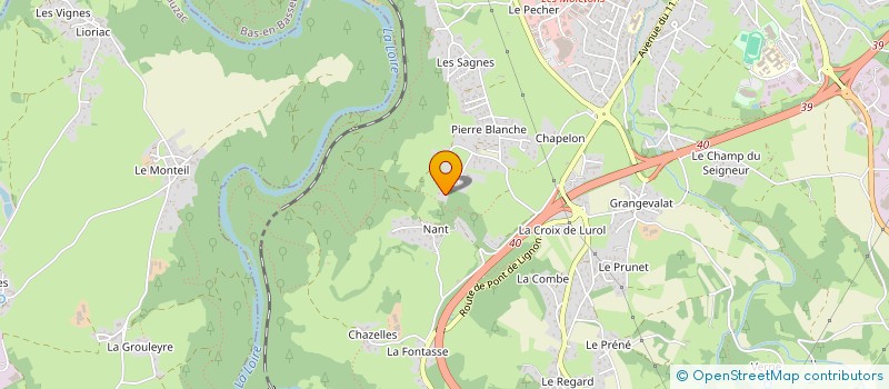 localisation de l'entreprise MONSIEUR DAMIEN PEYRARD  MONISTROL-SUR-LOIRE