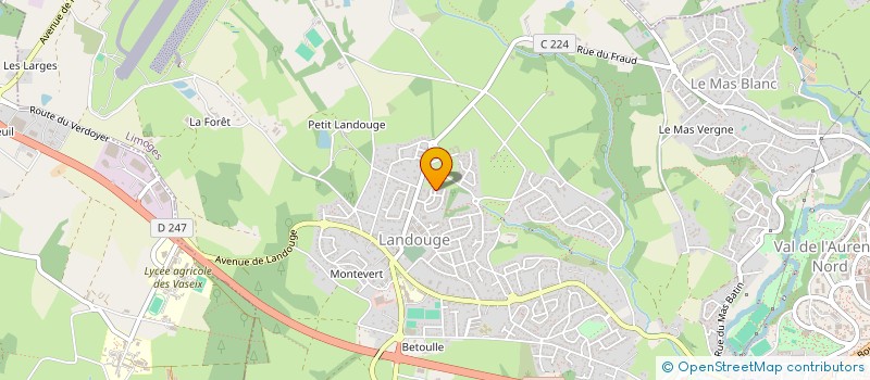 localisation de l'entreprise MONSIEUR DAMIEN PEYRICHOUT à LIMOGES