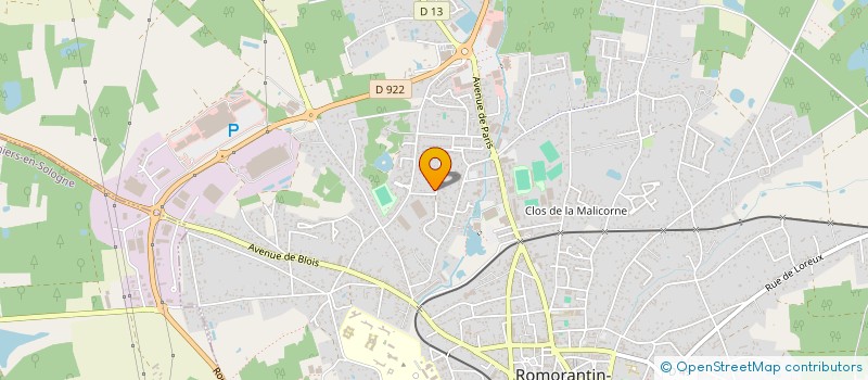 localisation de l'entreprise MONSIEUR DAMIEN PICARD  ROMORANTIN-LANTHENAY