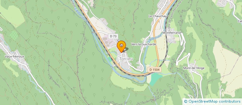 localisation de l'entreprise MONSIEUR DAMIEN PICHAT  TORCIEU