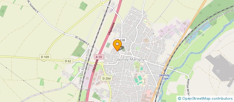 localisation de l'entreprise MONSIEUR DAMIEN PINON  JAUNAY-MARIGNY