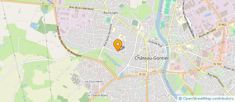 localisation de l'entreprise MONSIEUR DAMIEN PIQUET  CHATEAU-GONTIER-SUR-MAYENNE