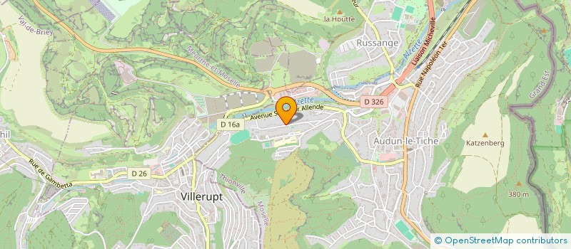 localisation de l'entreprise MONSIEUR DAMIEN PIZZEDAZ à AUDUN-LE-TICHE