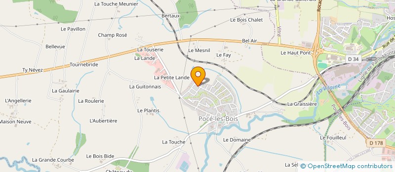 localisation de l'entreprise MONSIEUR DAMIEN PLANCHENAULT  VITRE