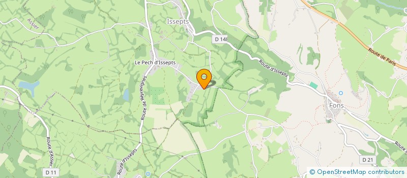 localisation de l'entreprise MONSIEUR DAMIEN PLANTIE  REYREVIGNES