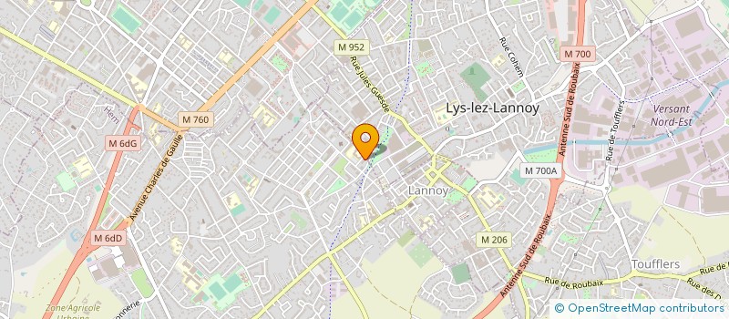 localisation de l'entreprise MONSIEUR DAMIEN PLUQUET  HEM