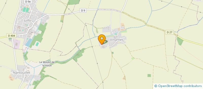 localisation de l'entreprise MONSIEUR DAMIEN POINTET  VINANTES