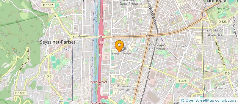 localisation de l'entreprise MONSIEUR DAMIEN PONYANNE à GRENOBLE