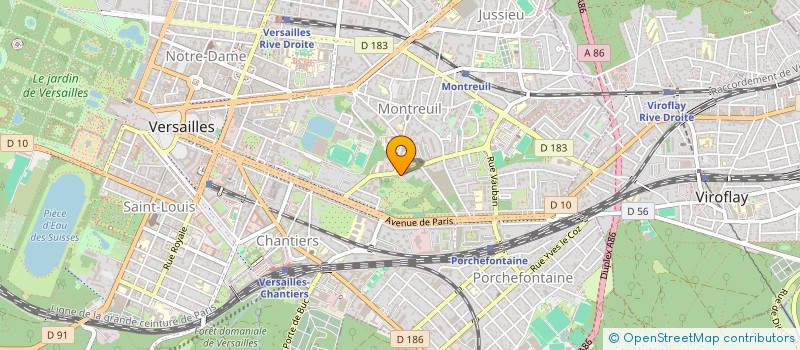 localisation de l'entreprise MONSIEUR DAMIEN PORTAIL à VERSAILLES