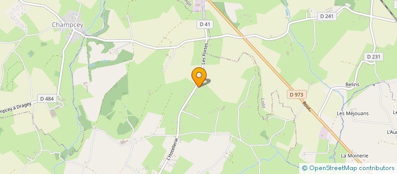 localisation de l'entreprise MONSIEUR DAMIEN POTIER DE COURCY  BACILLY