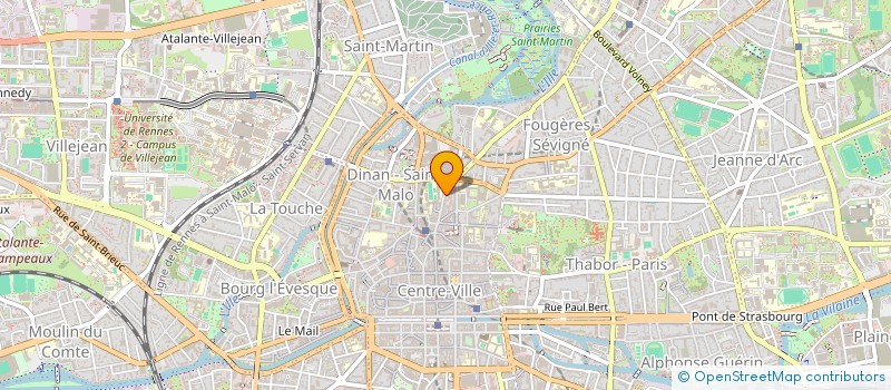 localisation de l'entreprise MONSIEUR DAMIEN POUBLANC  RENNES