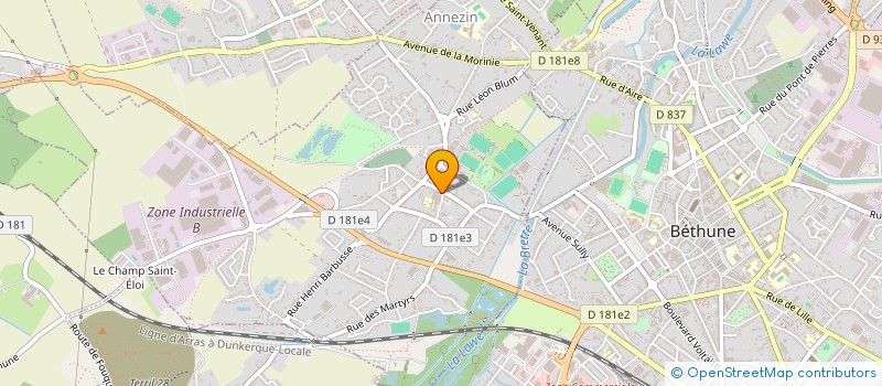 localisation de l'entreprise MONSIEUR DAMIEN POUCHAIN  ANNEZIN