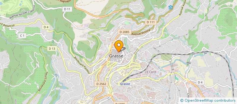 localisation de l'entreprise MONSIEUR DAMIEN POULAIN à GRASSE