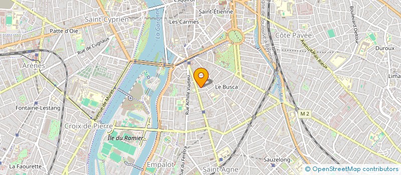 localisation de l'entreprise MONSIEUR DAMIEN POUYSEGUR  TOULOUSE