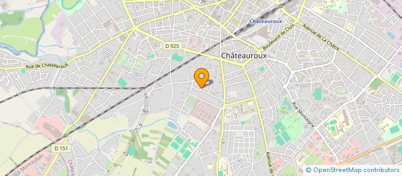 localisation de l'entreprise MONSIEUR DAMIEN PRENOIS  CHATEAUROUX