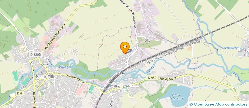 localisation de l'entreprise MONSIEUR DAMIEN PREVOST  MARCILLY-SUR-TILLE