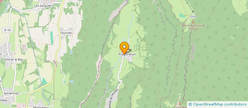 localisation de l'entreprise MONSIEUR DAMIEN PRONER  VEREL-PRAGONDRAN