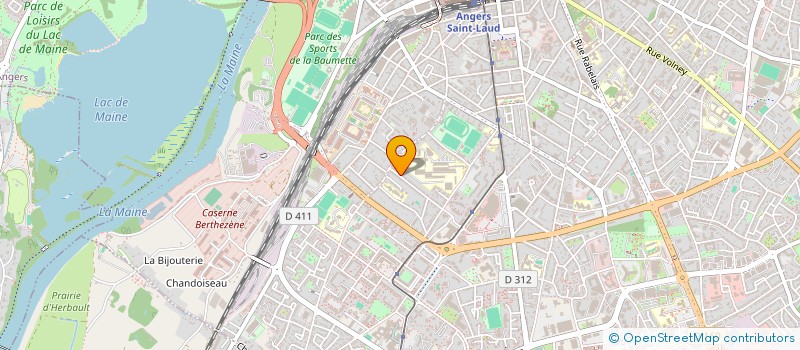 localisation de l'entreprise MONSIEUR DAMIEN PRONO  ANGERS