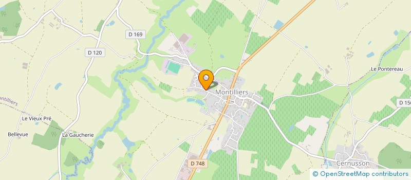 localisation de l'entreprise MONSIEUR DAMIEN PROUST  CHEMILLE-EN-ANJOU