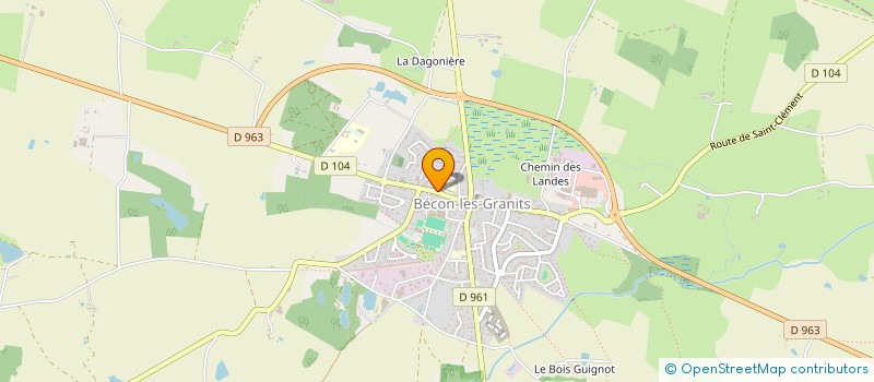 localisation de l'entreprise MONSIEUR DAMIEN PROVOST à VAL D'ERDRE-AUXENCE