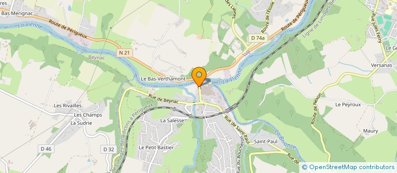 localisation de l'entreprise MONSIEUR DAMIEN PUIG  BOSMIE-L'AIGUILLE