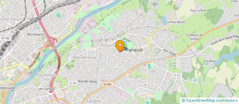 localisation de l'entreprise MONSIEUR DAMIEN PUJOS à PANAZOL