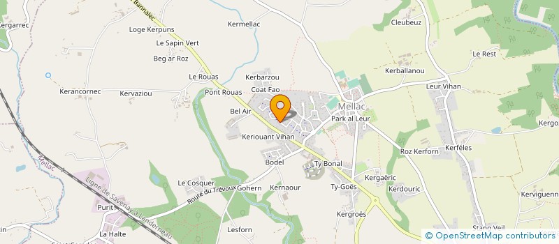 localisation de l'entreprise MONSIEUR DAMIEN PUREN  MELLAC