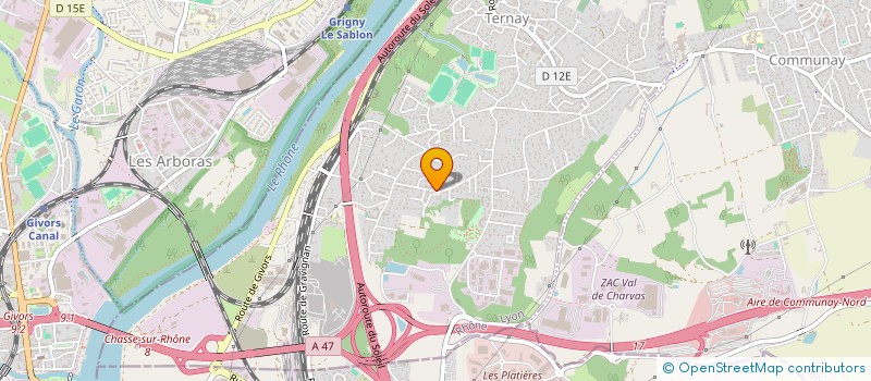 localisation de l'entreprise MONSIEUR DAMIEN PY  TERNAY