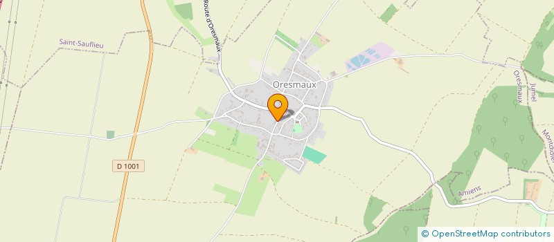 localisation de l'entreprise MONSIEUR DAMIEN QUAGHEBEUR  ORESMAUX