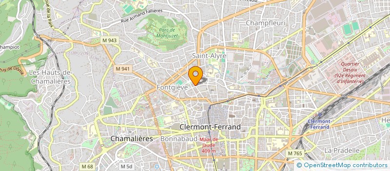 localisation de l'entreprise MONSIEUR DAMIEN QUAINON à CLERMONT-FERRAND