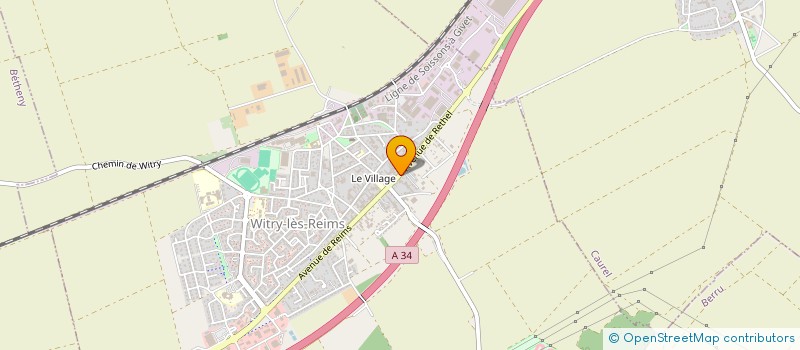 localisation de l'entreprise MONSIEUR DAMIEN RABOUEL  WITRY-LES-REIMS