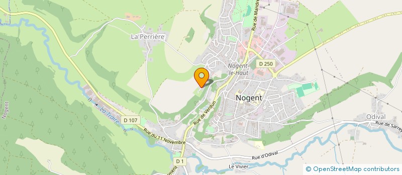 localisation de l'entreprise MONSIEUR DAMIEN RACLOT à NOGENT