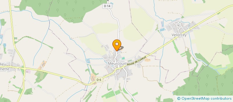 localisation de l'entreprise MONSIEUR DAMIEN RAGONNET  MEURCOURT