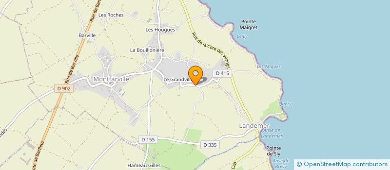 localisation de l'entreprise MONSIEUR DAMIEN RAGUENEAU  MONTFARVILLE