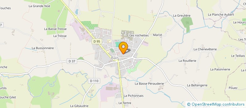 localisation de l'entreprise MONSIEUR DAMIEN RAGUENEL  BAIS