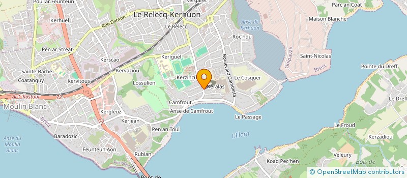 localisation de l'entreprise MONSIEUR DAMIEN RAGUENES à QUIMPER