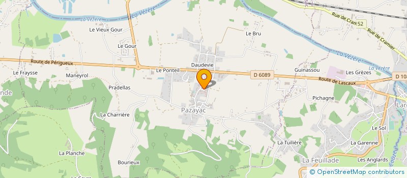 localisation de l'entreprise MONSIEUR DAMIEN RAIMUNDO  LA CASSAGNE