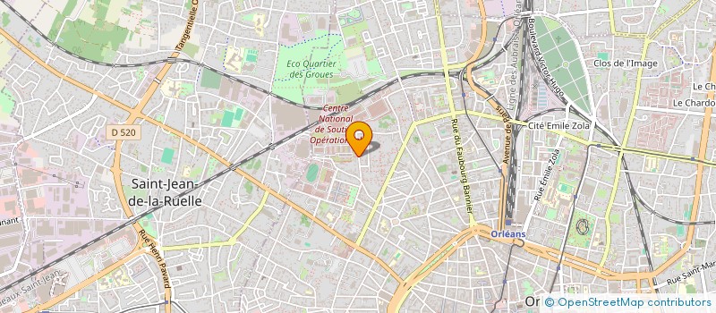 localisation de l'entreprise MONSIEUR DAMIEN RAMBOURG  ORLEANS