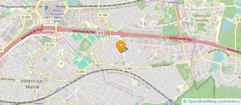 localisation de l'entreprise MONSIEUR DAMIEN RAMOS  NOISY-LE-GRAND