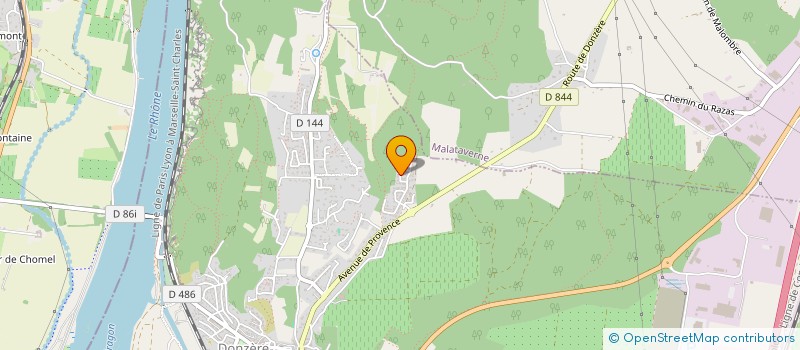 localisation de l'entreprise MONSIEUR DAMIEN RATAZY  DONZERE