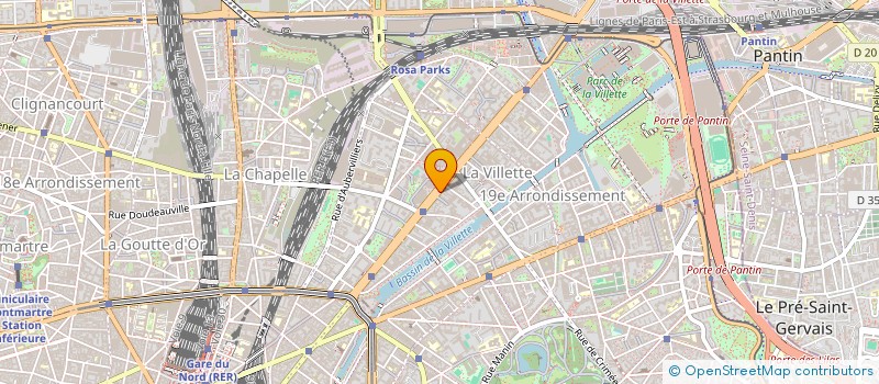 localisation de l'entreprise MONSIEUR DAMIEN RATON  PARIS