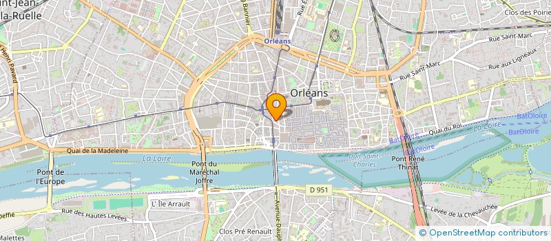 localisation de l'entreprise MONSIEUR DAMIEN RATTONI  ORLEANS