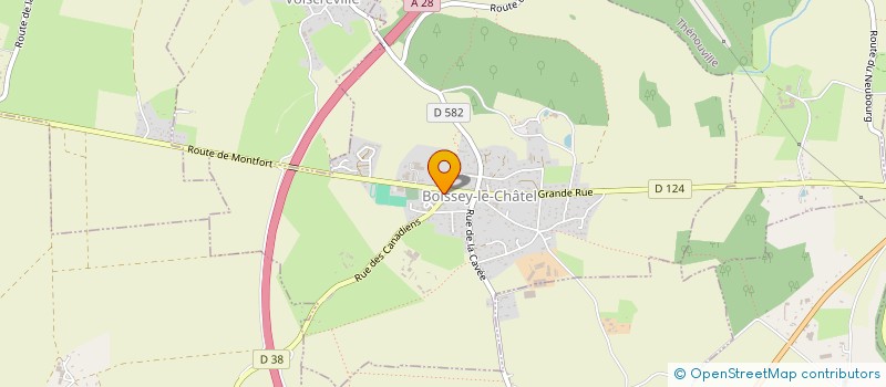 localisation de l'entreprise MONSIEUR DAMIEN RAUX  BOISSEY-LE-CHATEL