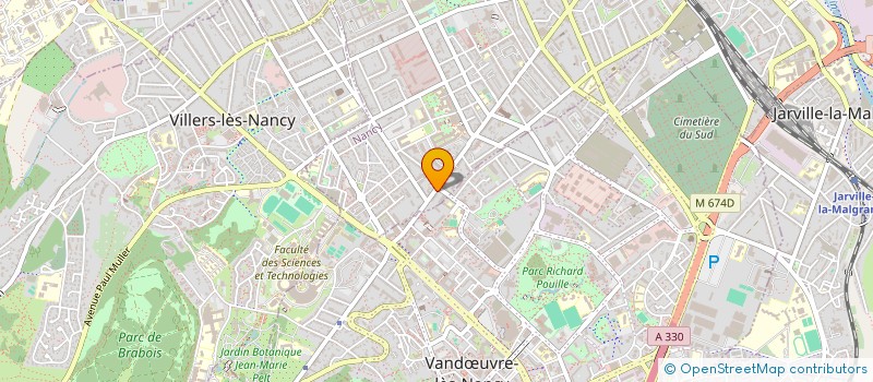 localisation de l'entreprise MONSIEUR DAMIEN RAYMOND  NANCY